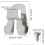 Tool belt buckle hook, belt buckle, electric drill belt hook, 6-pack 4