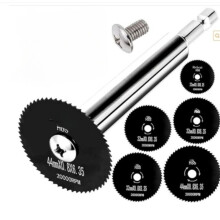 Hexagonal shank mini saw blade electric drill connecting rod + saw blade + wire saw set with black blade combination