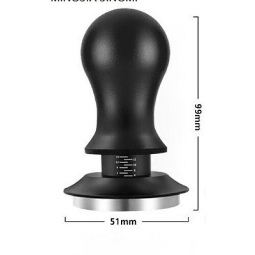 Graduated Stainless Steel Solid Constant Tamper Coffee Tamper 51/53/+Paste Needle 51mm