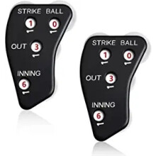 Plastic Sports Baseball Scoreboard Outdoor Durable Scoreboard with Game Fan Whistle 2-Pack