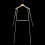 Mannequin Dress Form Hanger with Adjustable Space Saving Design 2
