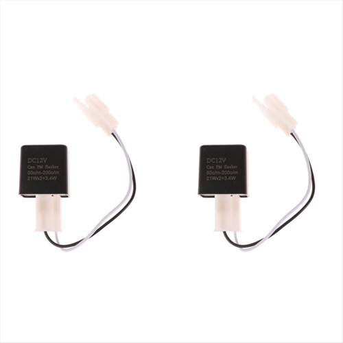 Relay Adapter Cable 2 Pin 12V LED Flasher Adjustable Frequency of Turn