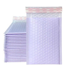 Shipping bags bubble 100 pieces, selfsealing, black, waterproof, courier bags, bubble bags, padded envelopes 1823cm Purple 50PCS