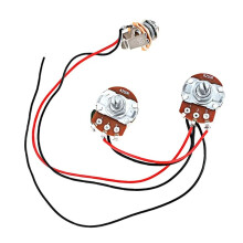 Precision Electric Bass Wiring Harness Kit,1 Volume 1 Tone Control,Pre-Wired Bass Guitar Parts