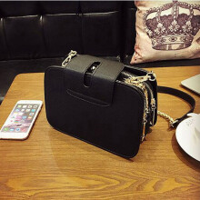 Spring New Fashion Women Shoulder Bag Chain Strap Flap Designer Handbags Clutch Bag Ladies Messenger Bags With Metal Buckle