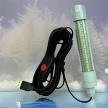 USB Fish Attracting Light Outdoor LED High Brightness Underwater Attracting Light Raft Fishing for Freshwater Seawater B