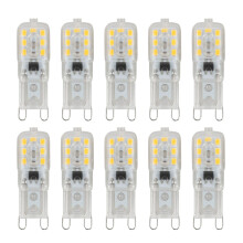 10 X G9 5W LED Dimmable Capsule Bulb Replace Light Lamps AC220-240V, Warm white
