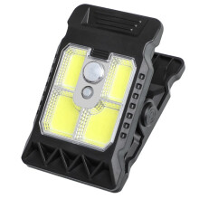 Outdoor Solar Lights Motion Sensor Security Lamp Clip- for Fence Deck Wall Garage Patio COB Lamp