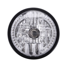 7 Inch Motorcycle Round Headlight Halogen H4 Light LampFor BOBBER