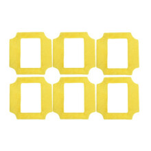 6PCS Window Cleaning Robot Mop Weeper Cloth Universal Square Clean Wipes for Purerobo W-S3 S4/3S/5 Window Cleaner Parts
