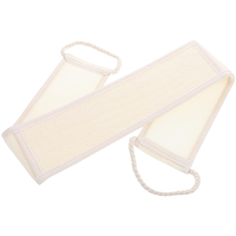 Natural Loofah Back Scrubber Long Exfoliating Bath Towel for Shower Deep Cleansing and Gentle Dead Skin Removal