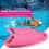 Pink Swim Board EVA Back Float Kickboard Safe Training Aid Plate Surf 5