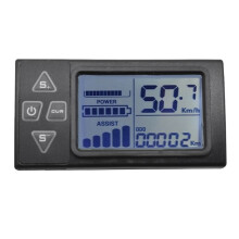 24V/36V/48V S861 LCD Ebike Display Dashboard für Elektrofahrrad BLDC Controller Bedienfeld (5PIN)