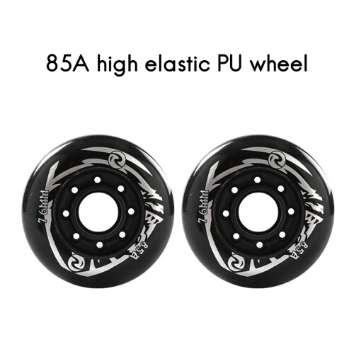 Roller Skate Wheels High Elastic Wear-Resistant Brake Inline Skating S 2