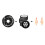 Roller Skate Wheels High Elastic Wear-Resistant Brake Inline Skating S 6