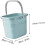 Rectangular Plastic Cleaning Bucket with Handle Large Capacity Water Storage for Home and Garden 3