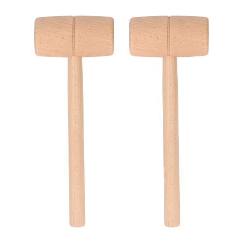 Ensemble de 2 maillets en bois - Joint encastré, Moyen 2