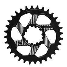 Direct Mount Chainring – Bicycle Chainring – Black Fat Ring for Mountain, Road, Folding Bikes – 34T