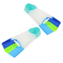 Swimming Fins for Children Open Heel Training Snorkel Fins