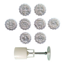 Portable 50g Animal Themed Mooncakes Molds Press for Cookie and