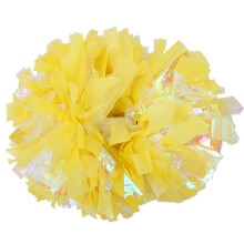 Pompon da cheerleading dal design leggero, facili da maneggiare grazie all'impugnatura ergonomica con perno, struttura resistente per il cheerleading