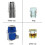 Drinkware Companion, επιτοίχια βάση από ανοξείδωτο ατσάλι για εύκολη εγκατάσταση, 5