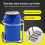 Drinkware Companion, επιτοίχια βάση από ανοξείδωτο ατσάλι για εύκολη εγκατάσταση, 6