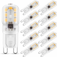 Bolgáin Solais G9Led, Cairdiúil don Chomhshaol, Astaíocht Teasa Íseal, Bán Te, 3000K, Gan Dimmáil, 230V Ac le haghaidh Cosaint Súile,
