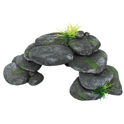 Life Like Stone Basking Platform Landscape Decoration Cave-14