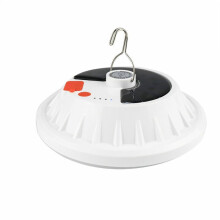 Lampe de secours pliable à énergie solaire, conception de pointe, sûre et fiable, pour le camping, la pêche et les pannes de courant.