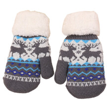 Niedliche Winterhandschuhe für Kinder, flauschige Strickhandschuhe mit weichem Innenfutter und flexibler Passform, weiche und warme