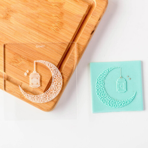 Easy to Use Eid Mubarak Fondant Cutter Plastic Baking-Qa0497