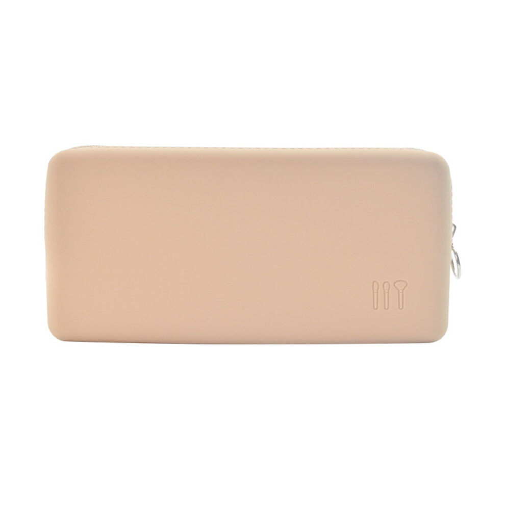 Make Up Pinsel Tasche Silikon, Tragbarer Kosmetiktasche, Tragbarer Kosmetiktasche mit Klebeband, GroÃe Make-up-Tasche, Pinsel Kosmetiktasche,
