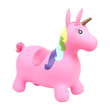 Saltellante spaziale per bambini piccoli, unicorno spaziale stabile a 4 zampe con tecnologia di gonfiaggio facile, perfetto per il divertimento al
