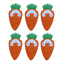 Le paquet de 6 pochettes à couverts fonctionnelles en forme de