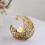 Moon Tealight Candle Holder Wedding Table-Black 7