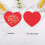 Étiquette cadeau de saint-valentin avec lettres de couleur-Blanc 6