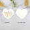 Étiquette cadeau de saint-valentin avec lettres de couleur-Blanc 5
