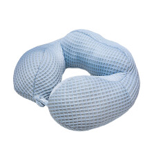 Oreiller de voyage, coussin de cou, conception ergonomique-Bleu