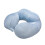 Oreiller de voyage, coussin de cou, conception ergonomique-Bleu 1