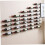 2 Pack Wall Mounted Wine Rack Black Iron Storage Shelf for Home Bar Restaurant Display 5