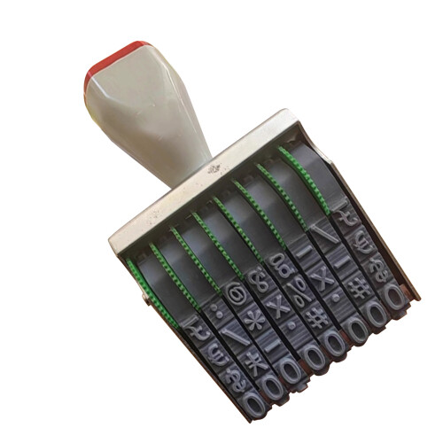 Multifunktionaler Zahlenstempel, Geschäftsstempel,- Stil E