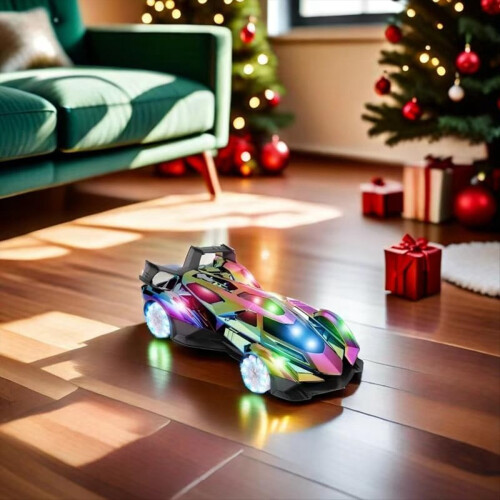 Pup Go Voiture Télécommandée Enfant – Drift RC Avec Lumières LED Et Spray Froid – Jouet Voiture Rapide 3-8 Ans Garçons Filles (Bleu)
