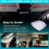 Custom Fit Windshield Sun Shade for 1996- Chevrolet Express Cargo Van Sunshade for Chevy Express Sun Visor Protector 4
