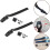 Inline Skate Buckle Strap Replacement with Clamp Screws and Nuts, 2 Sets for Roller Skates 4
