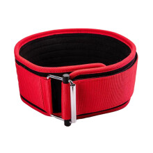 Training Support Belt Compression Fitness Quick Lock Weight Lifting for Men Women Adjustable Lumbar Deadlift Bodybuilding Squats Cross red S