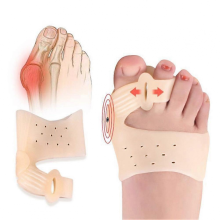 Silikon Hallux Valgus Korrektor Hallux Valgus Korrektor Tåseparator Tåkorrektor Valgus for Tå Fot Fingerseparator Helsepleie