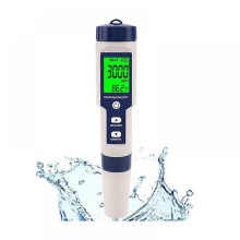 Pool-Salzgehaltsmessgerät, digitales Salzgehaltsmessgerät, hochpräzises 5-in-1-Salzgehaltsmessgerät für Salzwasser, IP67 W