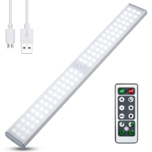 Moston superhelle, wiederaufladbare Schrankleuchten mit 78 LEDs und Bewegungsmelder für die Küchenschrankbeleuchtung