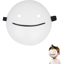 Traumhaftes weißes Lächeln Anime Cosplay Kostüm Masken Requisite Gesichtsmaske für Erwachsene Halloween Party Accessoires Tw